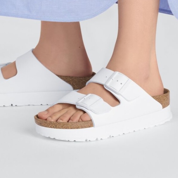 Birkenstock Arizona Pap Flex Platform Birks-Flor Size 11 NWT - Picture 2 of 13